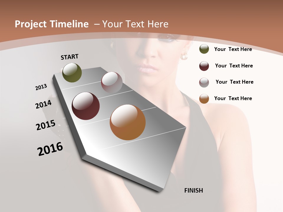 Sign Beauty Showing PowerPoint Template