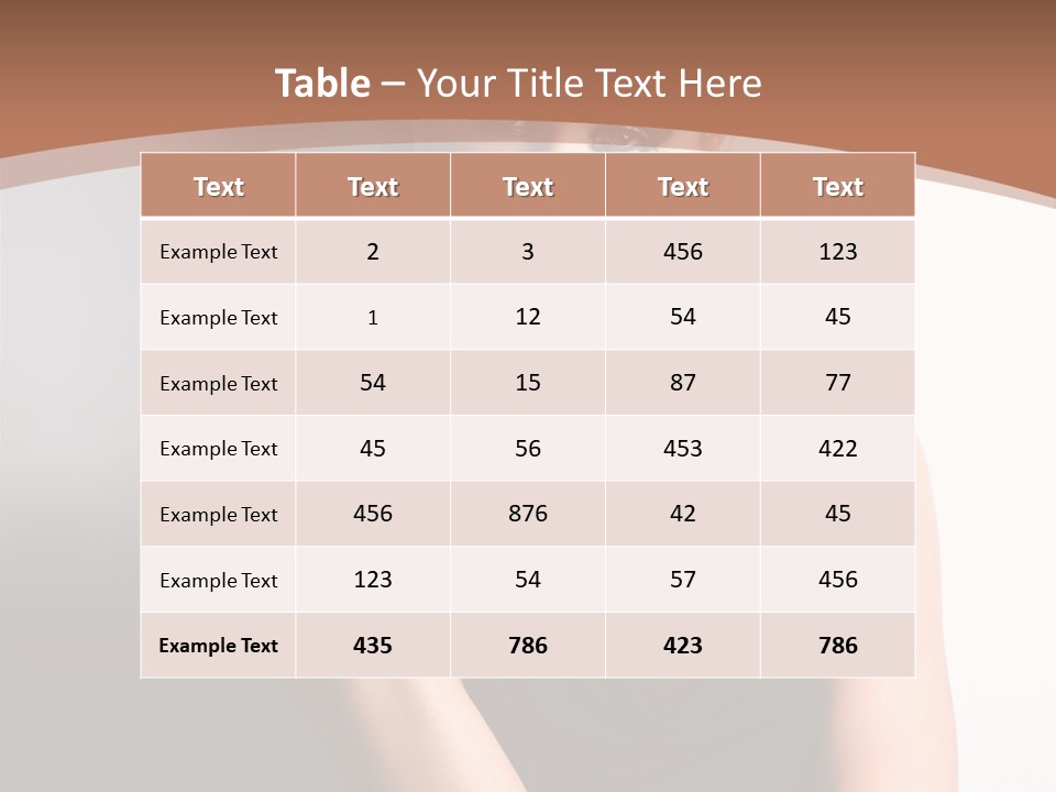 Sign Beauty Showing PowerPoint Template
