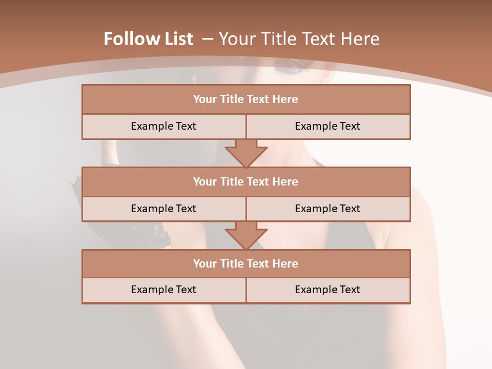 Sign Beauty Showing PowerPoint Template