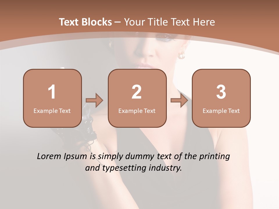 Sign Beauty Showing PowerPoint Template