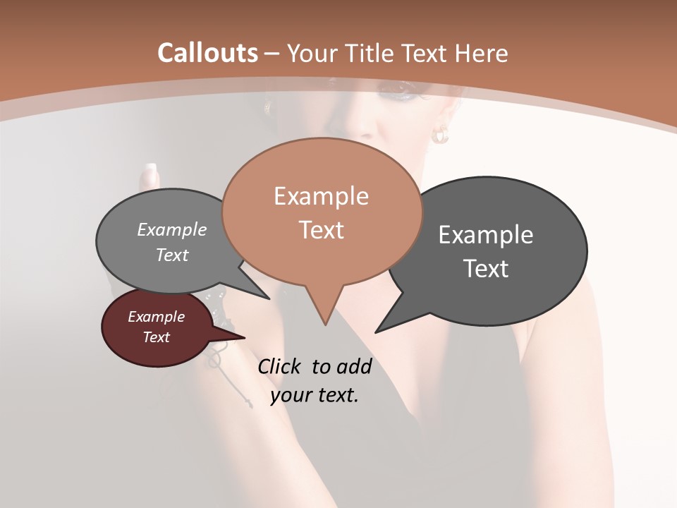 Sign Beauty Showing PowerPoint Template