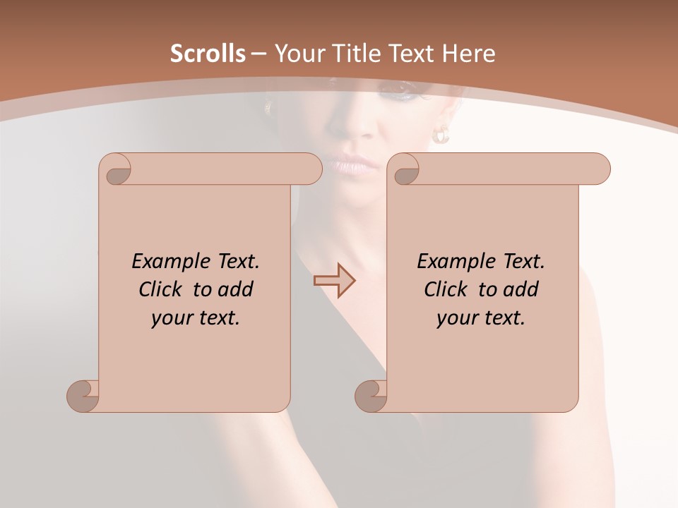 Sign Beauty Showing PowerPoint Template