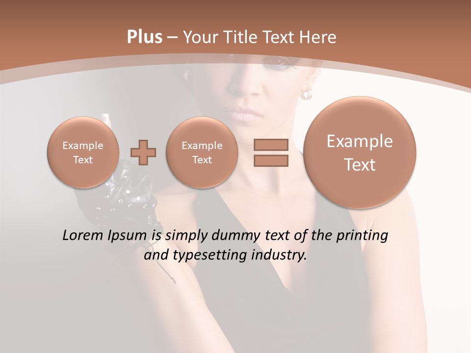 Sign Beauty Showing PowerPoint Template