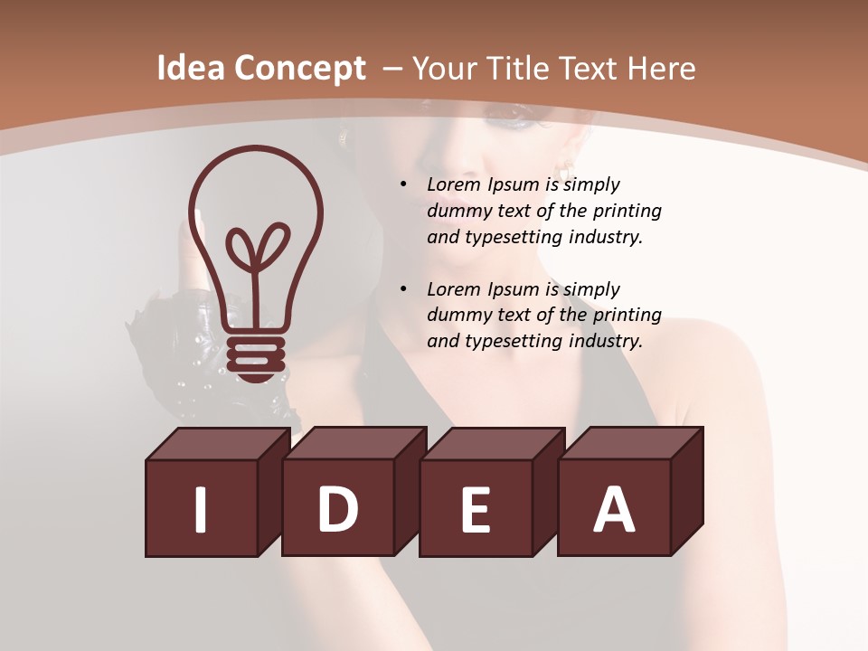 Sign Beauty Showing PowerPoint Template