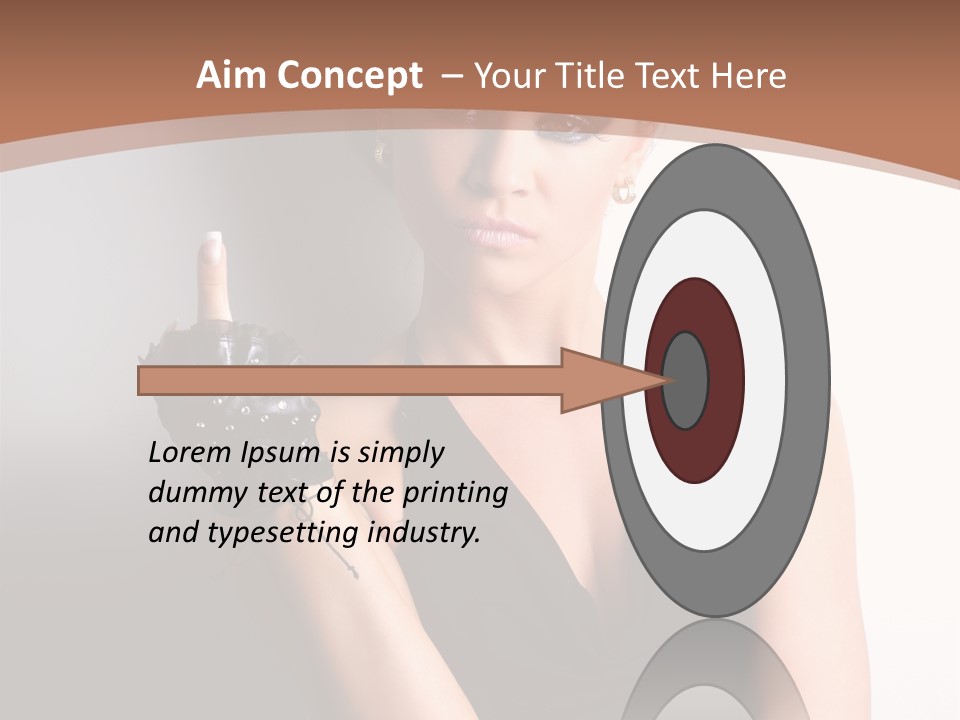 Sign Beauty Showing PowerPoint Template