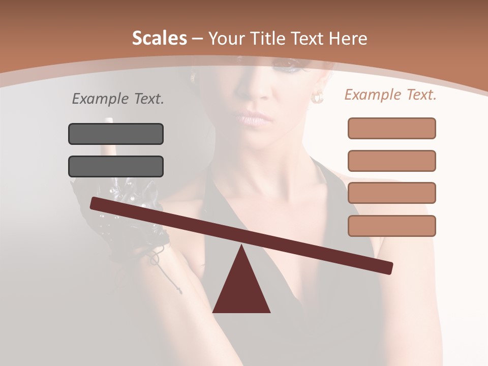 Sign Beauty Showing PowerPoint Template