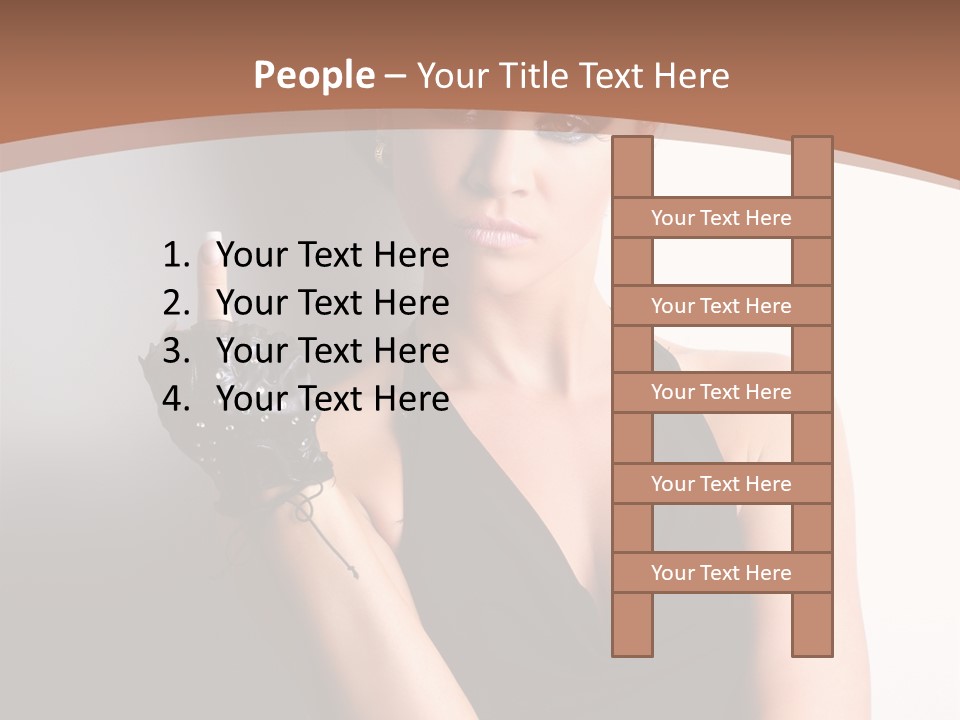 Sign Beauty Showing PowerPoint Template