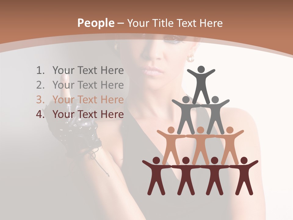 Sign Beauty Showing PowerPoint Template