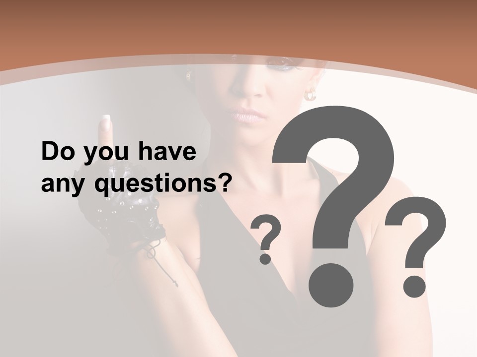 Sign Beauty Showing PowerPoint Template