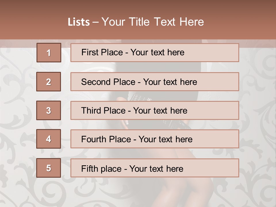 Stripper Woman Dancer PowerPoint Template