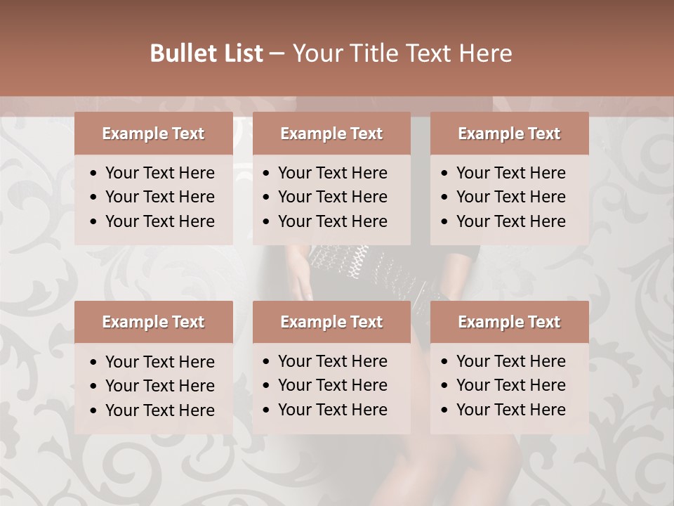 Stripper Woman Dancer PowerPoint Template