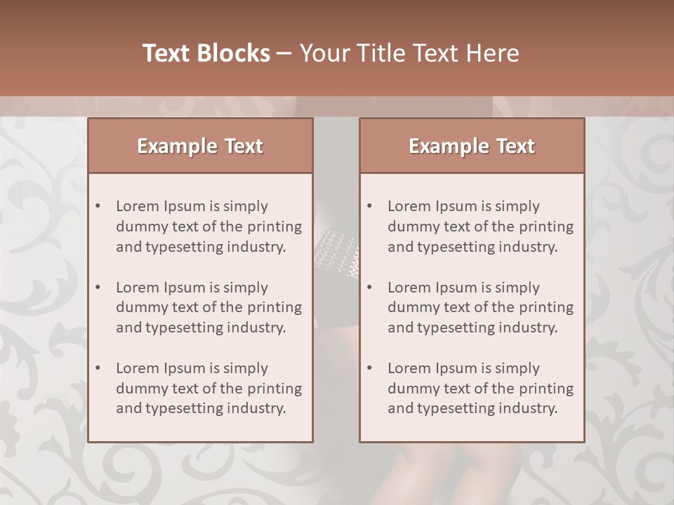 Stripper Woman Dancer PowerPoint Template