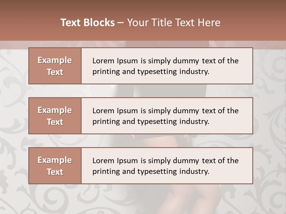 Stripper Woman Dancer PowerPoint Template