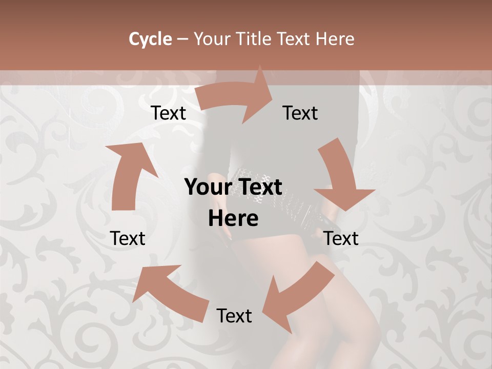 Stripper Woman Dancer PowerPoint Template