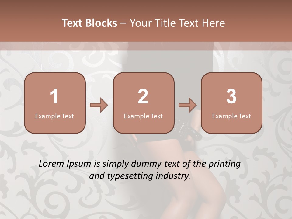 Stripper Woman Dancer PowerPoint Template