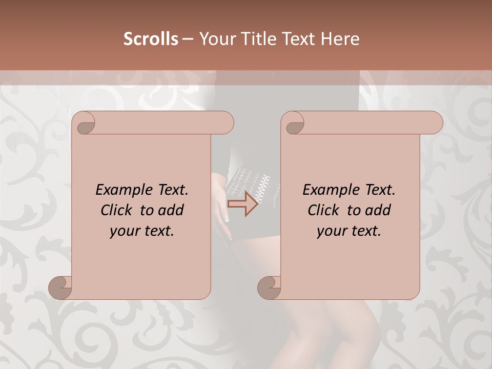 Stripper Woman Dancer PowerPoint Template