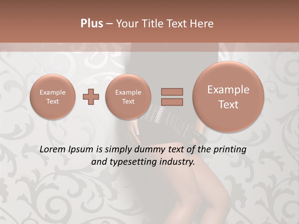 Stripper Woman Dancer PowerPoint Template