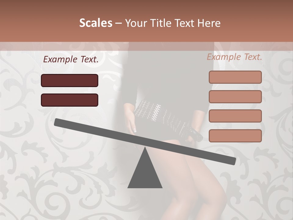 Stripper Woman Dancer PowerPoint Template