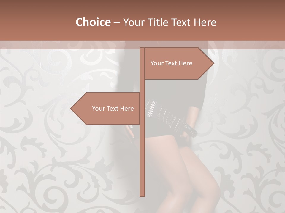 Stripper Woman Dancer PowerPoint Template