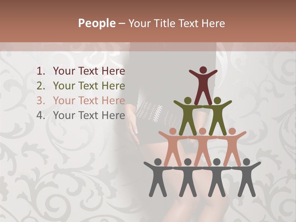 Stripper Woman Dancer PowerPoint Template