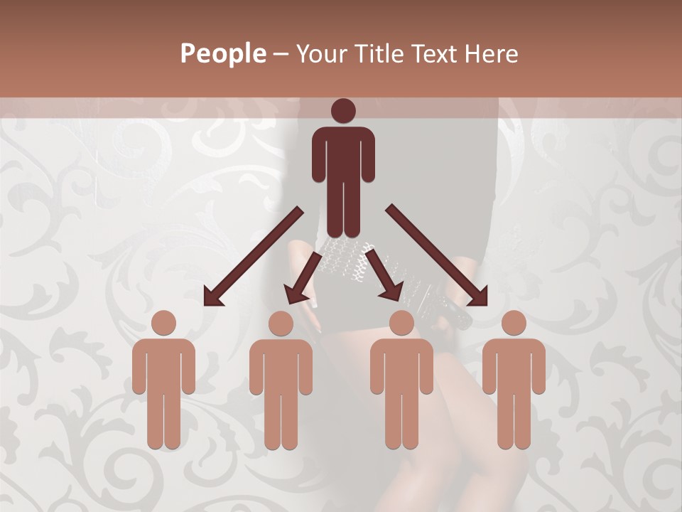 Stripper Woman Dancer PowerPoint Template