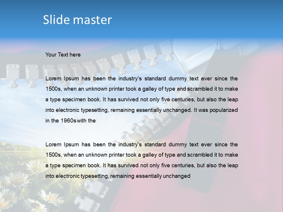 Sun Sunny Fresh PowerPoint Template