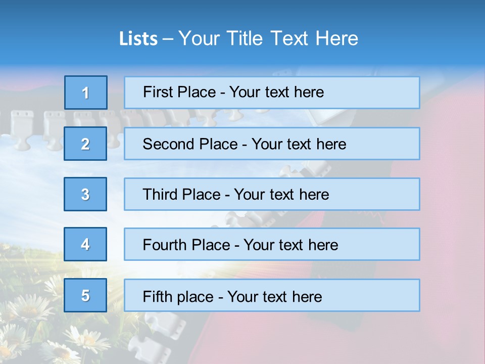 Sun Sunny Fresh PowerPoint Template