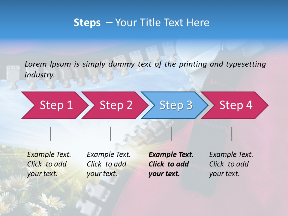 Sun Sunny Fresh PowerPoint Template