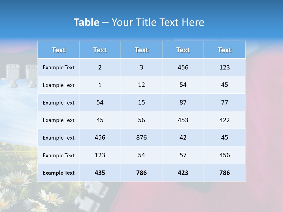 Sun Sunny Fresh PowerPoint Template