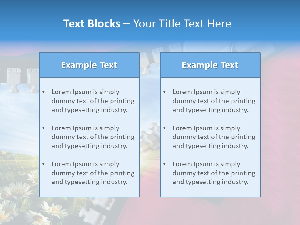 Sun Sunny Fresh PowerPoint Template