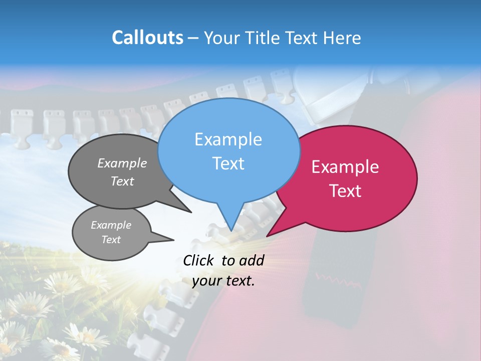 Sun Sunny Fresh PowerPoint Template