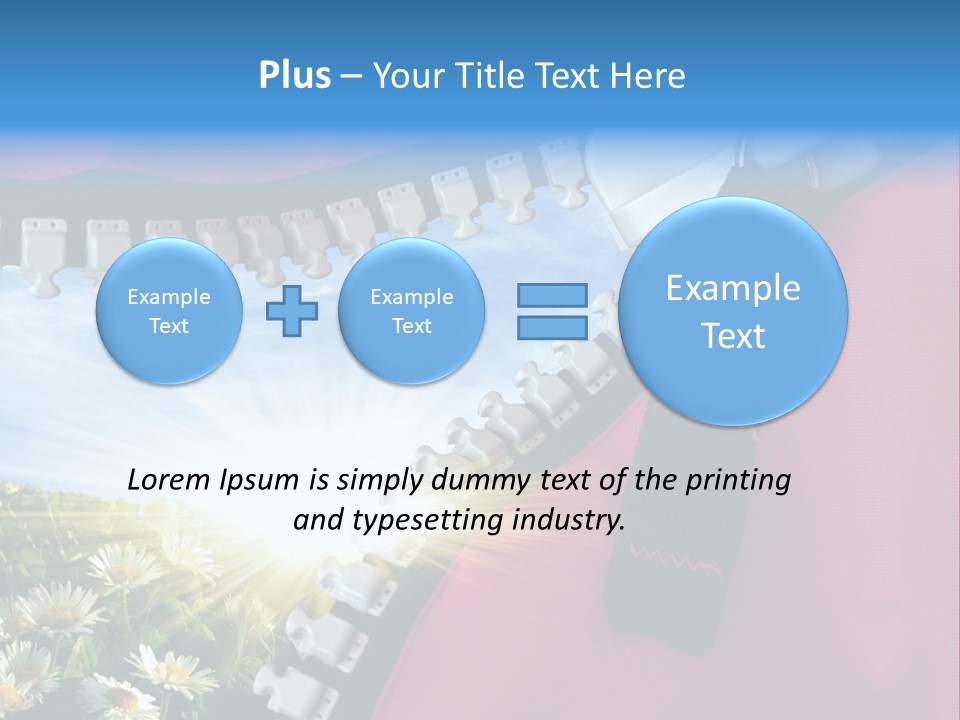 Sun Sunny Fresh PowerPoint Template