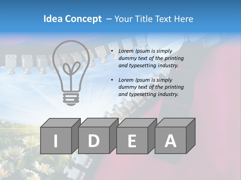 Sun Sunny Fresh PowerPoint Template