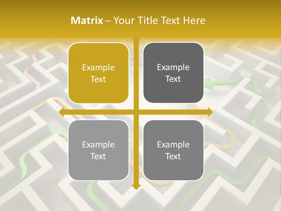 Decision Shape Technology PowerPoint Template