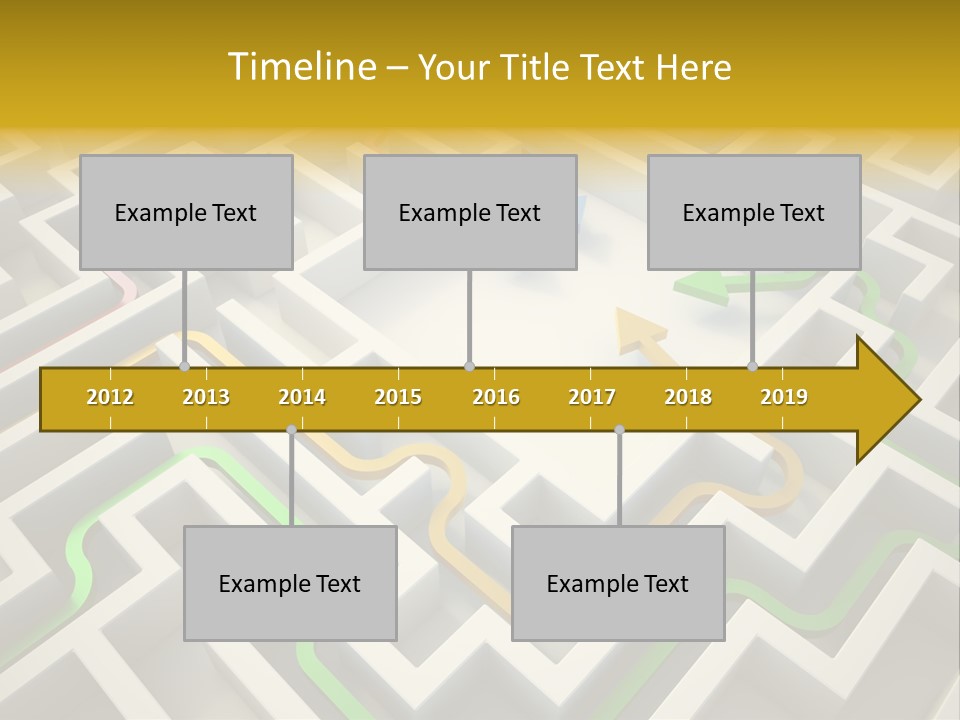 Decision Shape Technology PowerPoint Template