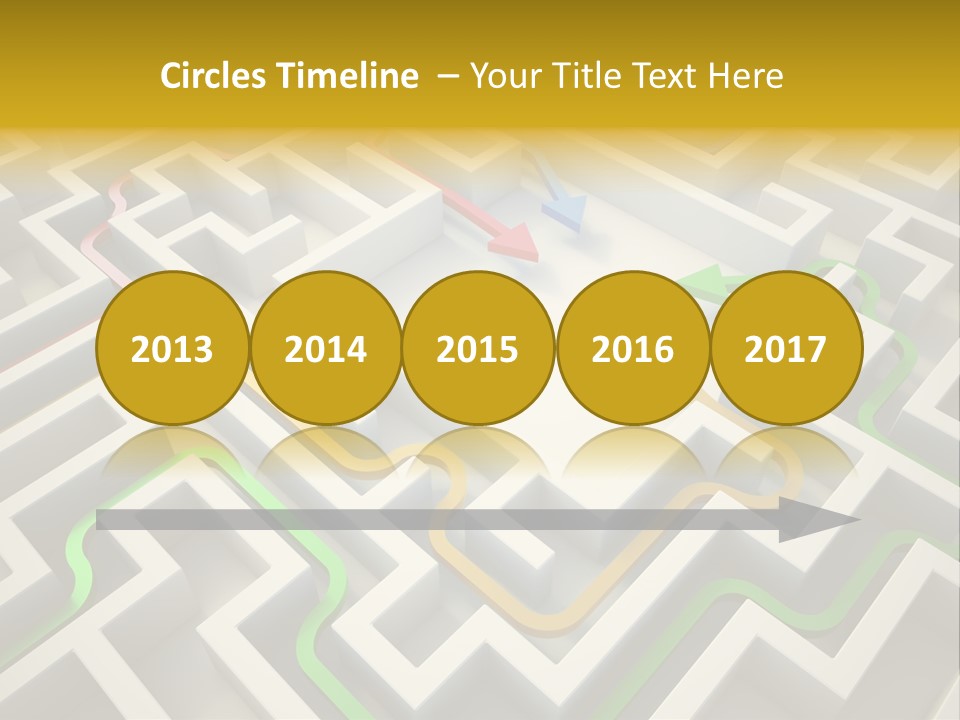 Decision Shape Technology PowerPoint Template