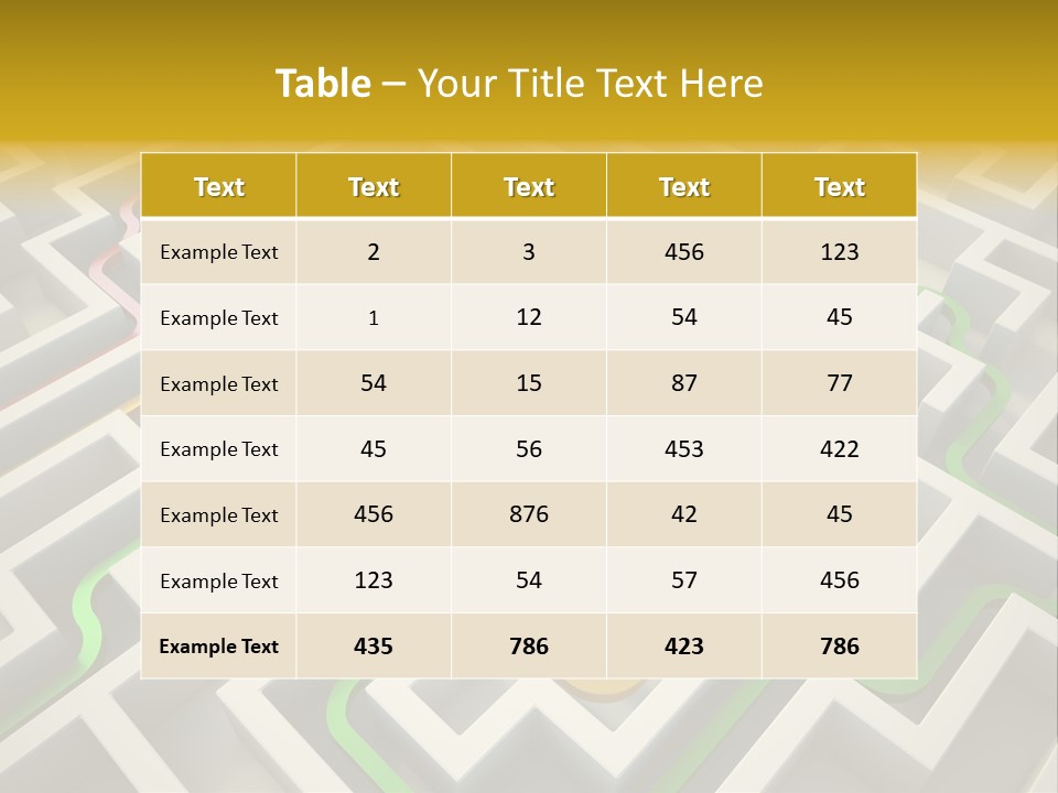Decision Shape Technology PowerPoint Template