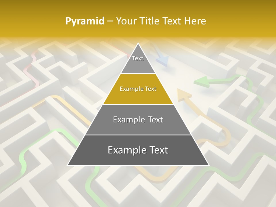 Decision Shape Technology PowerPoint Template