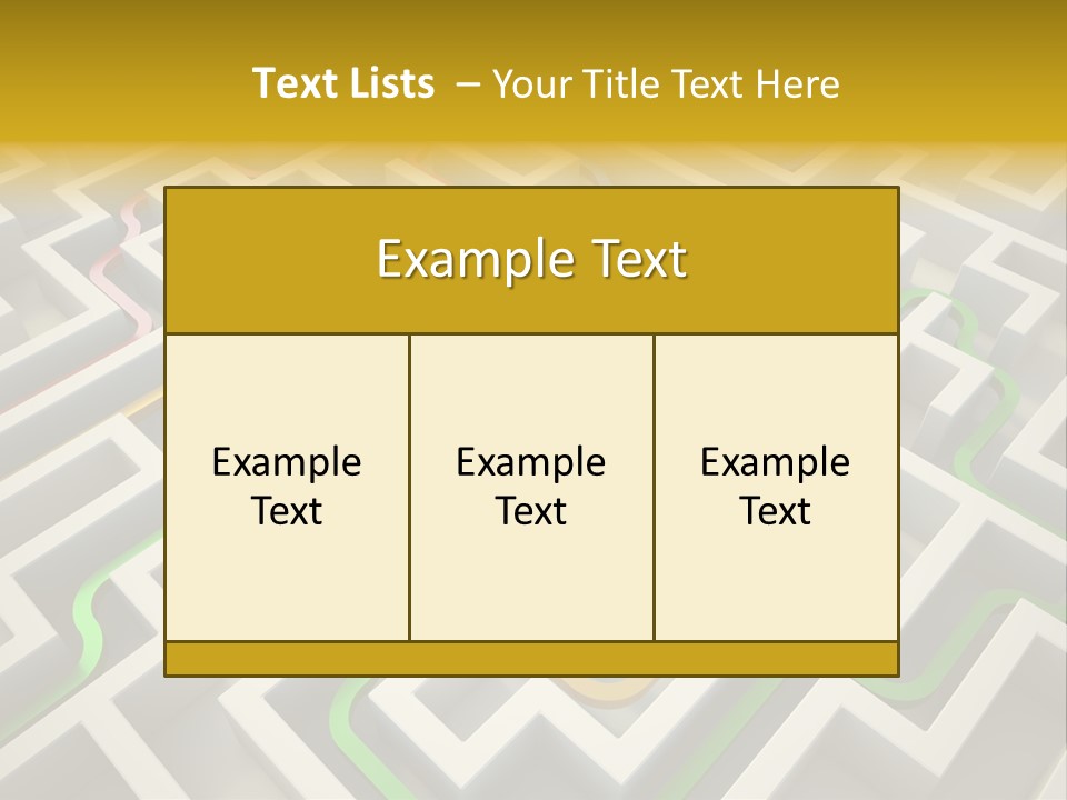 Decision Shape Technology PowerPoint Template