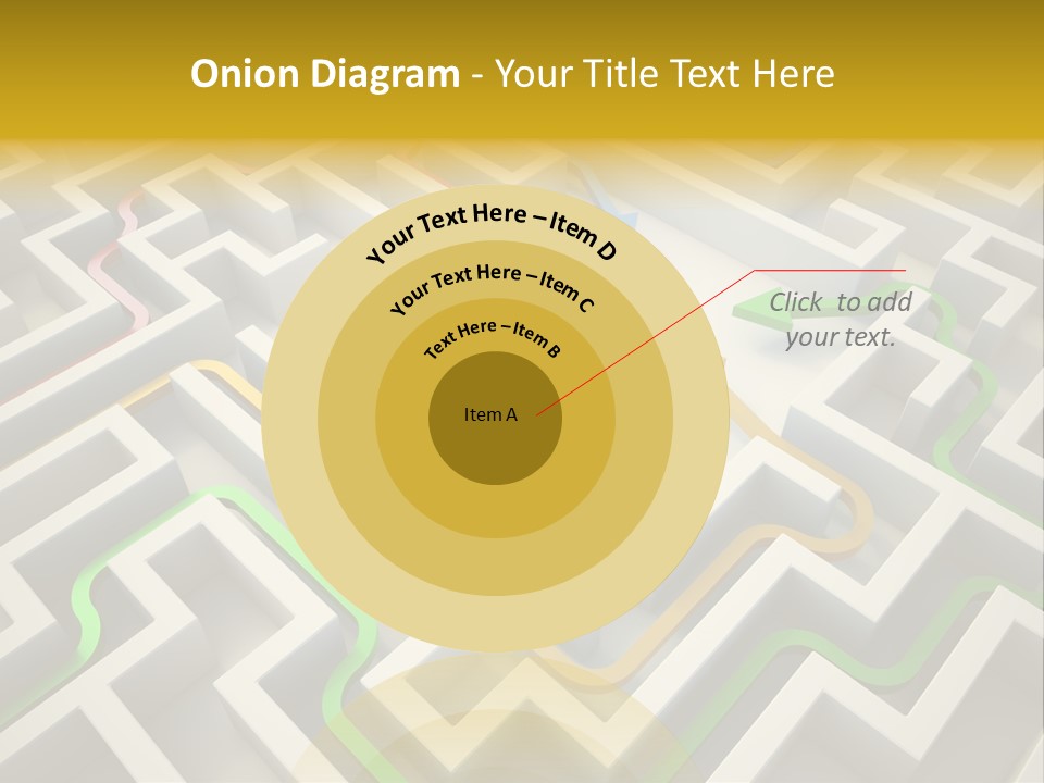 Decision Shape Technology PowerPoint Template