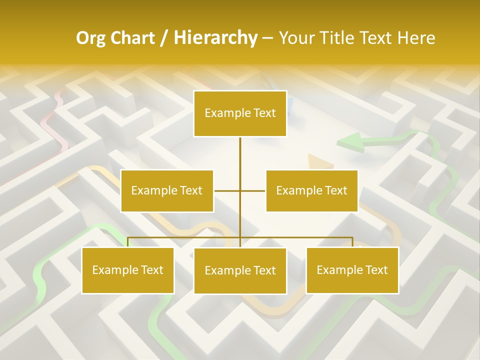 Decision Shape Technology PowerPoint Template