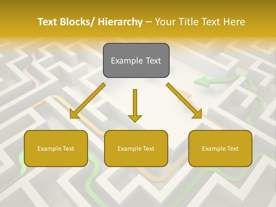Decision Shape Technology PowerPoint Template