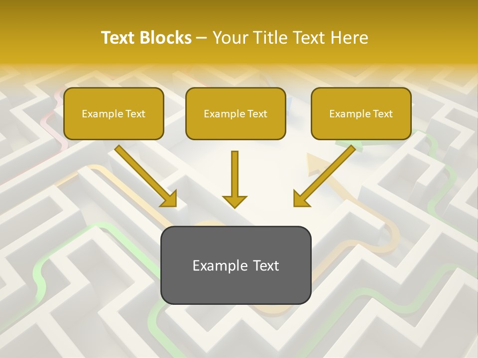 Decision Shape Technology PowerPoint Template