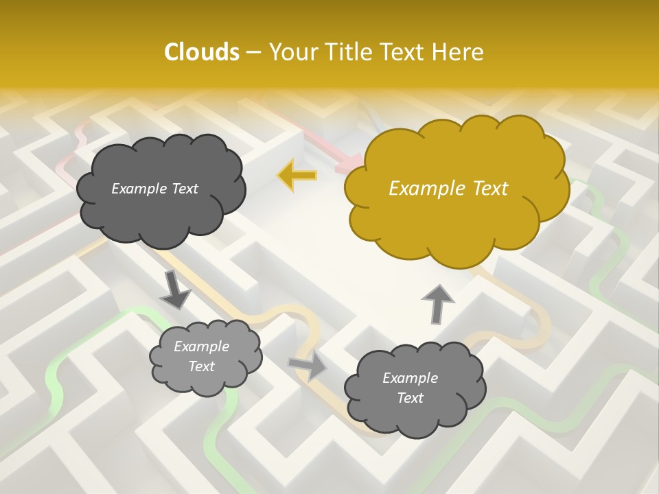 Decision Shape Technology PowerPoint Template