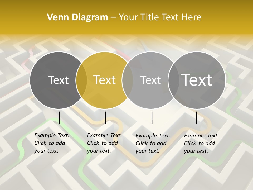 Decision Shape Technology PowerPoint Template