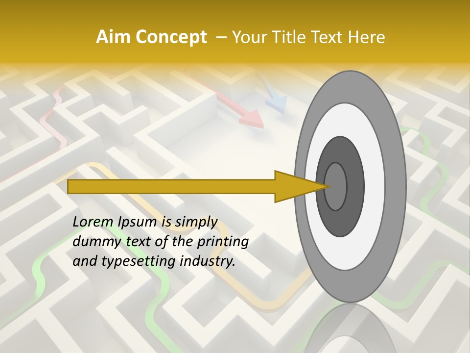 Decision Shape Technology PowerPoint Template