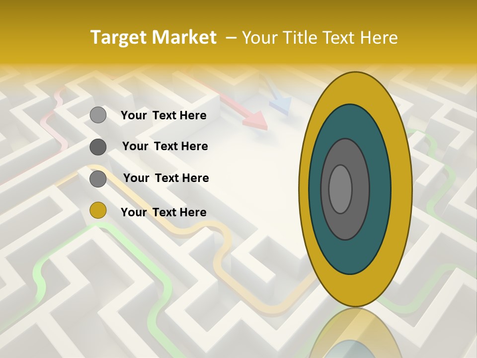 Decision Shape Technology PowerPoint Template