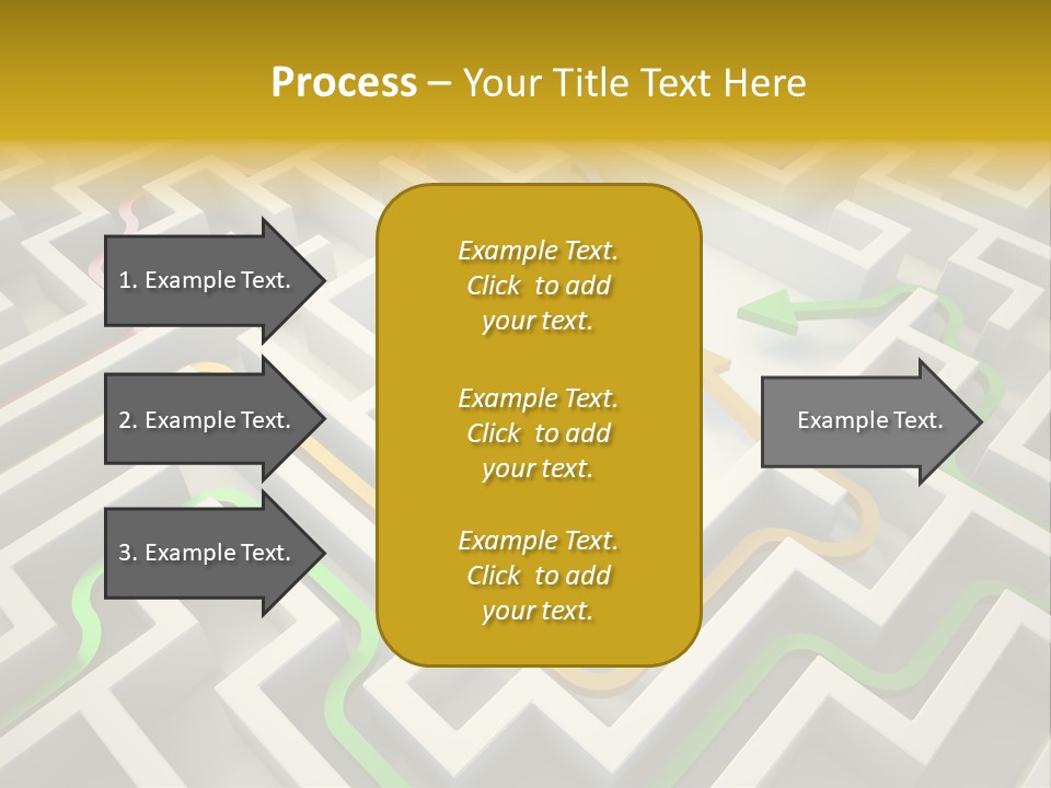 Decision Shape Technology PowerPoint Template
