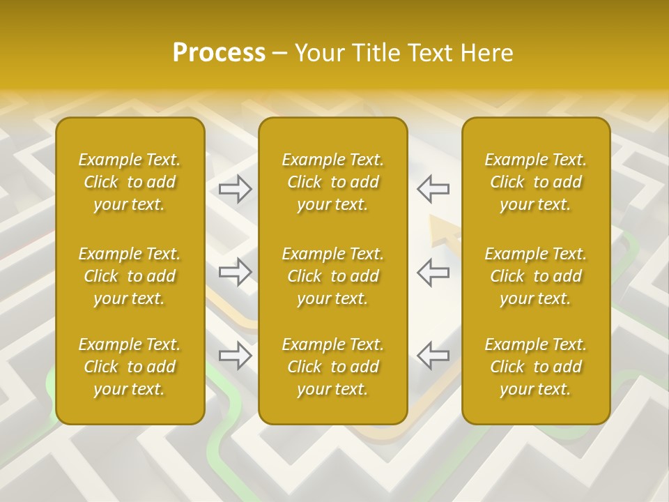 Decision Shape Technology PowerPoint Template