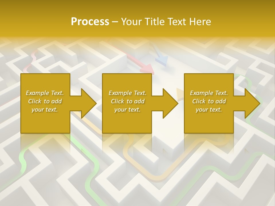 Decision Shape Technology PowerPoint Template